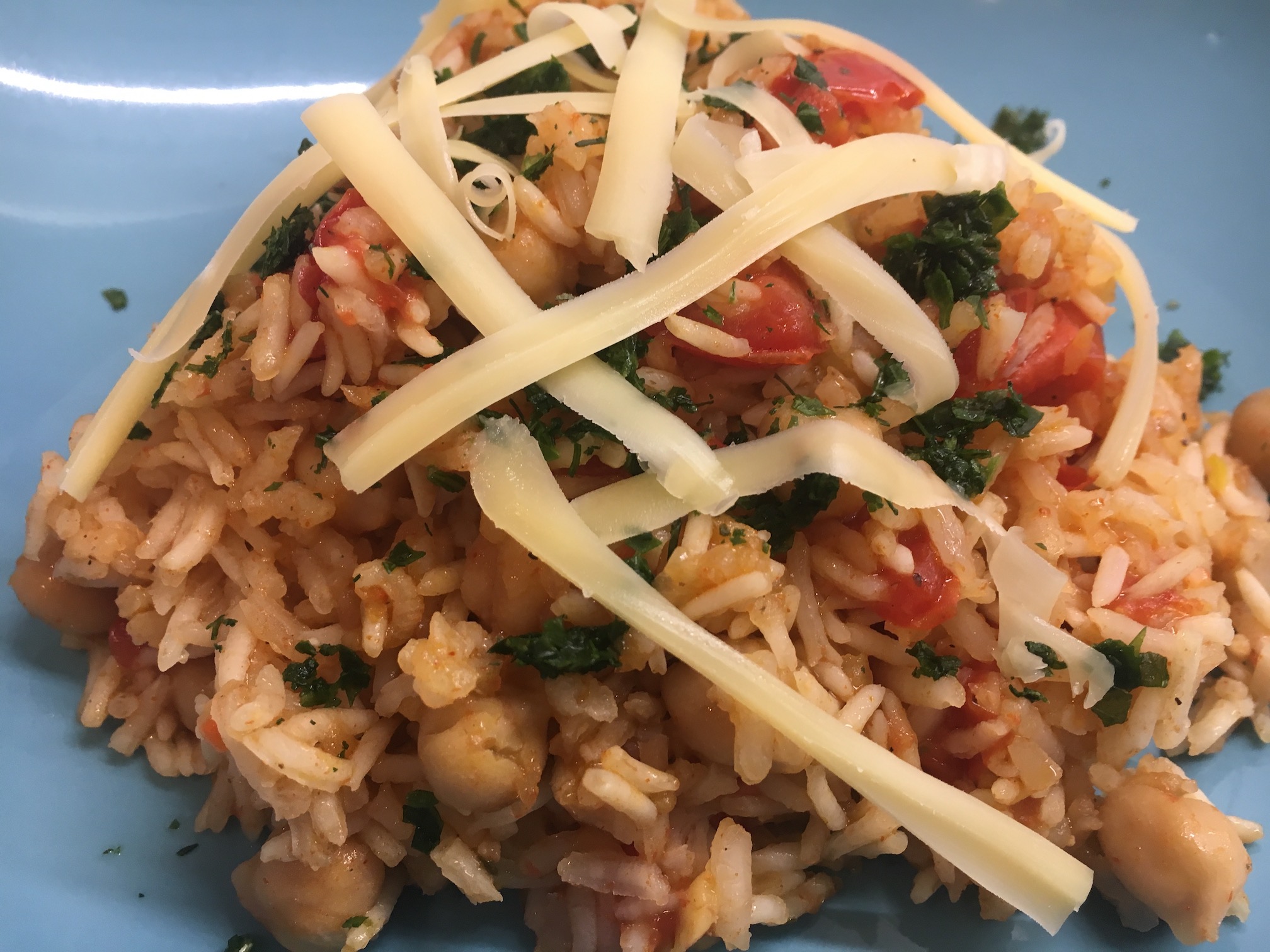 Spanischer Reis mit Kichererbsen – Spanish Rice with Chickpeas ...