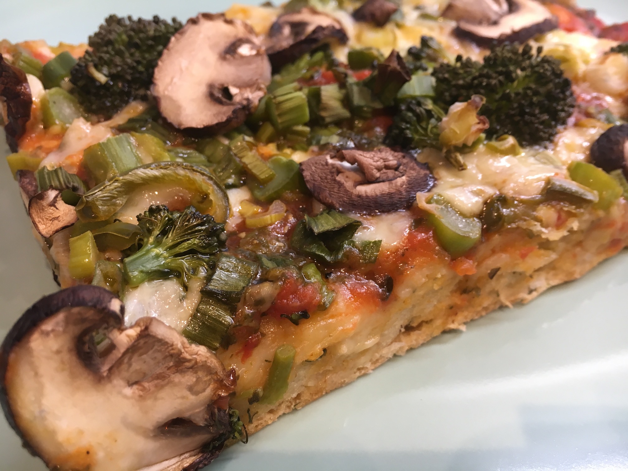 Pizza mit Quark-Öl-Teig – Foodtalkapp